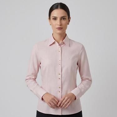 Imagem de Camisa Dudalina Slim Lisa Mix Botoes Feminino-Feminino