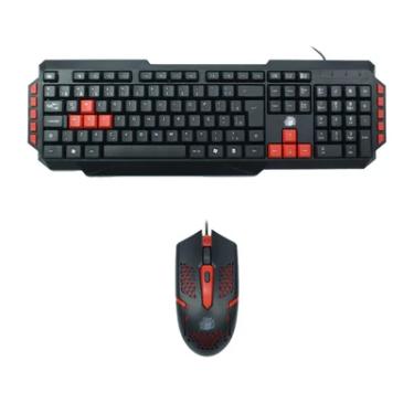 Imagem de Kit Gamer Teclado e Mouse 5+ Start 2.0, Ergonômico, Ambidestro