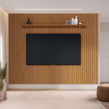 Imagem de Painel Ripado para TV até 82 Polegadas 100% MDF 300,4cmx240cm 3.0 YesC