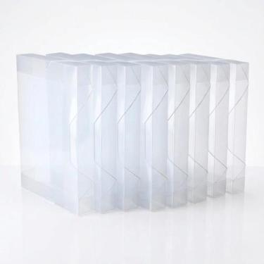 Imagem de Kit 10 Pastas Plásticas Elástico 55mm Classificador Transparente Organ