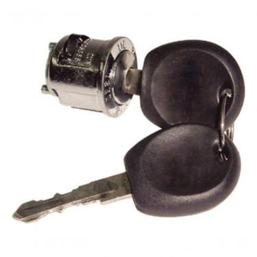 Imagem de Cilindro de Ignição com Chave Prata para Painel Modelo Kombi Clipper 77 a 80 Volkswagen Função Partida Cromado Universal