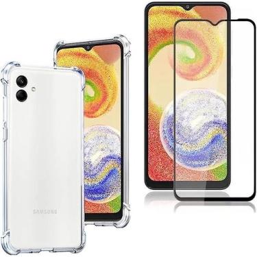 Imagem de Capa Capinha Case + Película 3d Compatível Com Samsung Galaxy A04/ A04