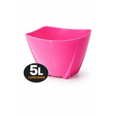 Imagem de Champanheira Rosa 5L Balde de Gelo Cachepô Utensílios Festa Bar Restau