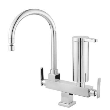 Imagem de Torneira de Cozinha de Mesa com Filtro com Arejador Articulado 1/4vt 3580 C68 Perfetto Cromado