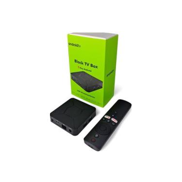 Imagem de Top q5 tv box4k hdr android tv 10 system allwinner h316 bt5.2 wifi 2.4