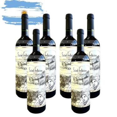 Imagem de Vinho Tinto Argentino Saint Felicien Malbec 750ml-kit 6