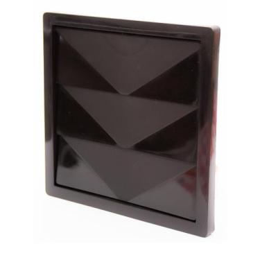 Imagem de Saida De Ar Grade Grelha Auto Fechante 150mm Preto - Plastideal