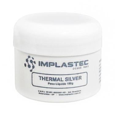 Imagem de Pasta Térmica Implastec - Thermal Silver - pote 100g