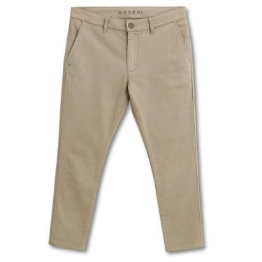 Imagem de Calca Esporte Fino Masculina Ogochi 002510019, Natural, 40