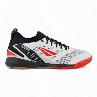 Imagem de Chuteira Futsal Max 500 Locker Y-3 Adulto - Penalty, 43, Branco, Verme