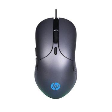 Imagem de Mouse Gamer HP M280, RGB, 6 Botões, 6400DPI, Chumbo - 7ZZ83AAABM