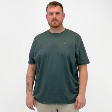 Imagem de Camiseta Biogas Plus Size Texturizada Básica Manga Curta Masculina, G1