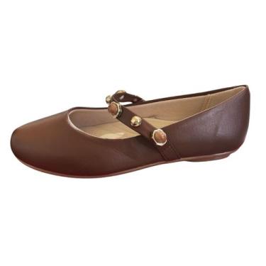 Imagem de Sapatilha Feminina Moleca 5094.1706 Napa Suprema, Avela, 36