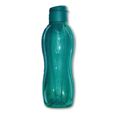 Imagem de Garrafa Eco Tupperware 1L Verde Mistério Glitter