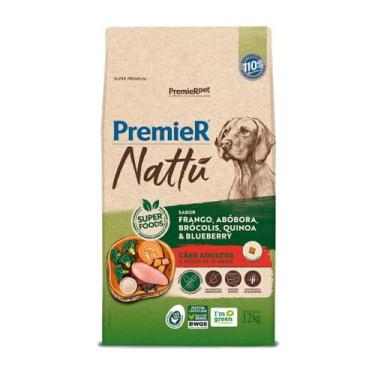 Imagem de Ração Premier Nattu Cães Adultos sabor Frango e Abóbora 12 Kg - PREMIE