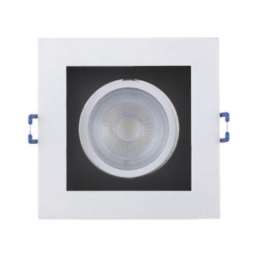 Imagem de Luminária spot frame embutir quadrado recuado led mr16 5w - TASCHIBRA