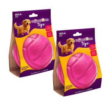 Imagem de Combo 2 Bola Lisa TR 85 Mypetone - Rosa