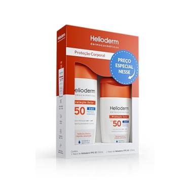 Imagem de Kit Helioderm Protetor Solar Corporal FPS 50 2 unidades 200mL +120mL
