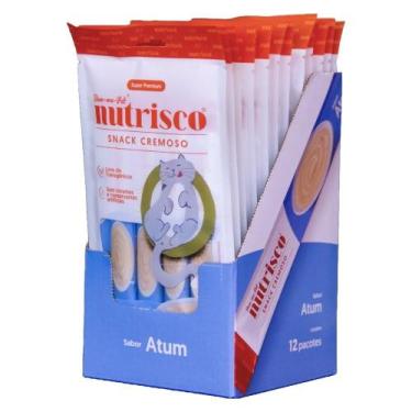 Imagem de Caixa Nutrisco Petisco Cremoso Gatos Sabor Atum C/12