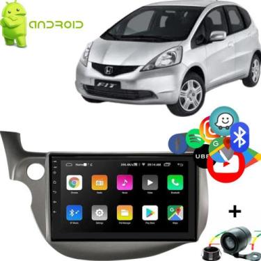 Imagem de Central Multimidia Android Honda Fit 2009 à 2014 10 Polegadas - H-Tech