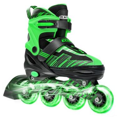 Imagem de Patins inline ajustáveis ECOO com rodas luminosas para crianças