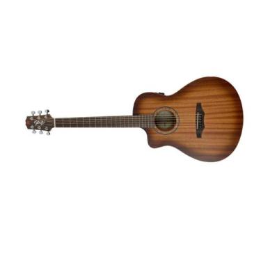 Imagem de Violao seizi aço kaizen zen mahogany burst c/ bag canhoto