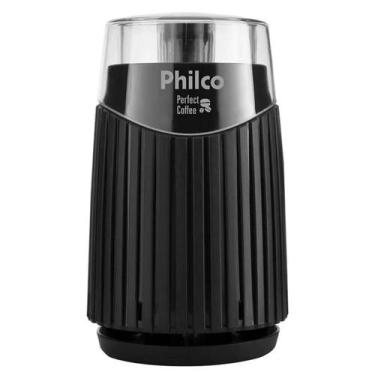 Imagem de Moedor de cafe perfect cofee 45g 160w philco 127v preto, Preto, 110V
