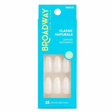 Imagem de Unhas Postiças Broadway Classic Naturals Oval Longo Com 28 Unidades Bb
