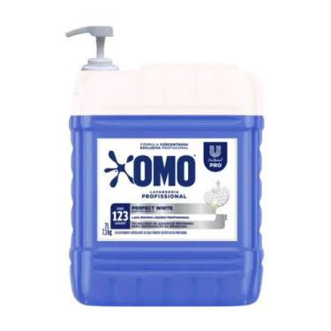 Imagem de Detergente Líquido Lava-Roupas Perfect White 7 Litros OMO com Válvula 