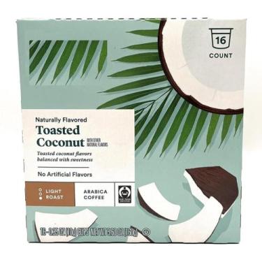 Imagem de Café arábica torrado claro sabor coco tostado 16 cápsulas compatíveis 