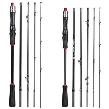 Imagem de Vara De Pesca Sougayilang De Fibra De Carbono 1.8m 2.1m Com Cabo EVA P