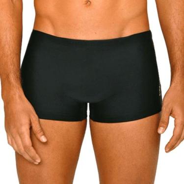 Imagem de Sunga Boxer Praia Lisa Proteção UV50+ Adulto Lupo 28974-001, Preto, M