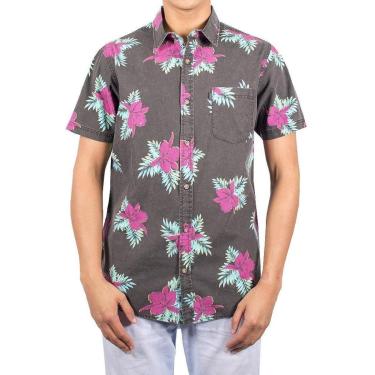 Imagem de CAMISA RIP CURL SAVAGE COVE S/S SHIRT - BLACK - M-Masculino