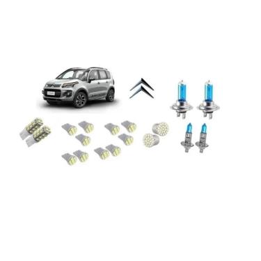 Imagem de Kit Lâmpada Led Citroen Aircross Pingo Smd Super Branca