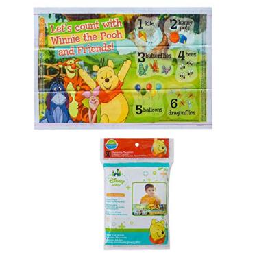 Imagem de Disney Winnie The Pooh Table Topper Disposable Stick-on Placements in Reusable Package, Gender Neutral Design