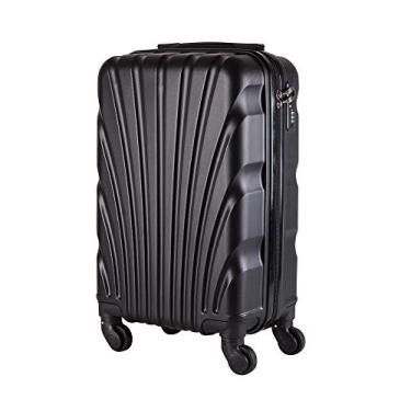 Imagem de Mala de Bordo em ABS Com 4 Rodas 360 - Roncalli Berlin (Preta)