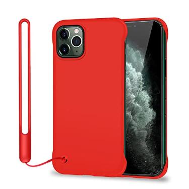 Imagem de Capa de telefone fina para iphone 11 pro max pc capa verde para iphone 8 7 6 6 s plus xr xs max x com cordão, vermelho, para iphone 6 6 s