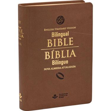 Imagem de Bíblia Inglês-Português (ESV-NAA) Bilingue 14x20cm | SBB