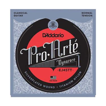 Imagem de Encordoamento para Violão Nylon D`addario EJ45 Médio Pro Arté