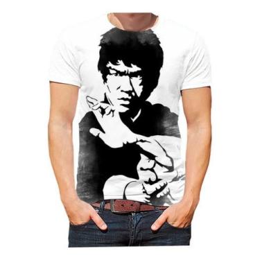 Imagem de Camisa Camiseta Bruce Lee Artes Marciais Filmes Luta Hd 01 - Estilo Kr
