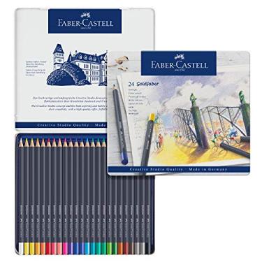 Imagem de Faber-Castell Goldfaber Color Pencils Tin Set, 24ct.