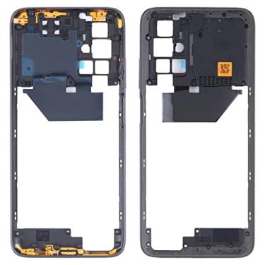 Imagem de HUANGYUNCHAO Acessórios telefônicos Placa do moldura do quadro médio para Xiaomi Redmi 10/Redmi 10 Prime/Redmi Note 11 4G/Redmi 10 2022 Substituição do telefone celular