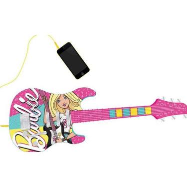 Imagem de Guitarra Fabulosa Barbie Com Fun&Ccedil&Atildeo Mp3 Player - Fun F0004