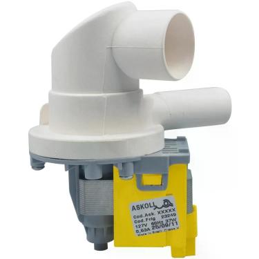 Imagem de Bomba Drenagem D`água Askoll para Lavadora Brastemp Mondial Clean Sem Parafuso 110V