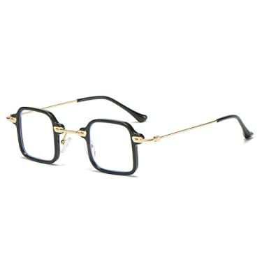 Imagem de Steampunk Óculos de Sol Pequenos Homens Moda Condução Sombras Designer Óculos Leves Leopardo Preto Punk Óculos UV400, Preto Transparente, Tamanho Único