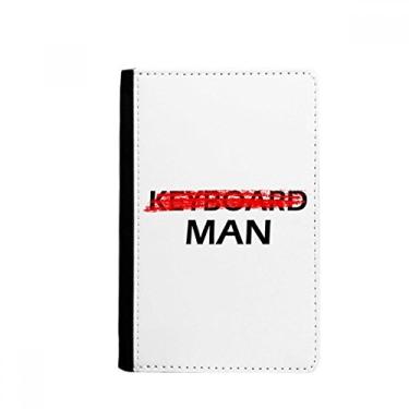Imagem de Don't Be A Keyboard Man Passport Holder Notecase Burse Carteira Capa Cartão, Multicolor