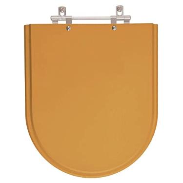 Imagem de Assento Sanitario Poliester Carrara Bege Castor para vaso Deca