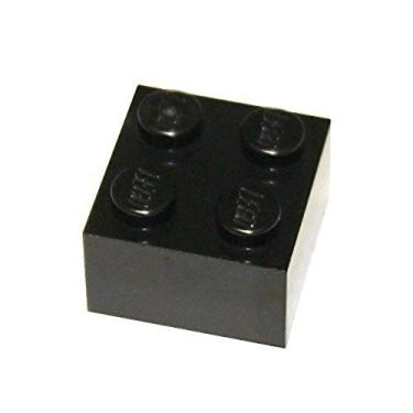 Imagem de LEGO Peças e peças: 2x2 tijolo preto x200