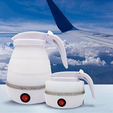 Imagem de Chaleira Elétrica Dobrável Jarra Bule Silicone 600W 110v 600ml Portátil