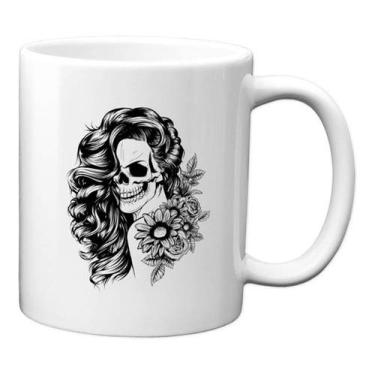 Imagem de Caneca Personalizada Caveira Santa Muerte Mexicana